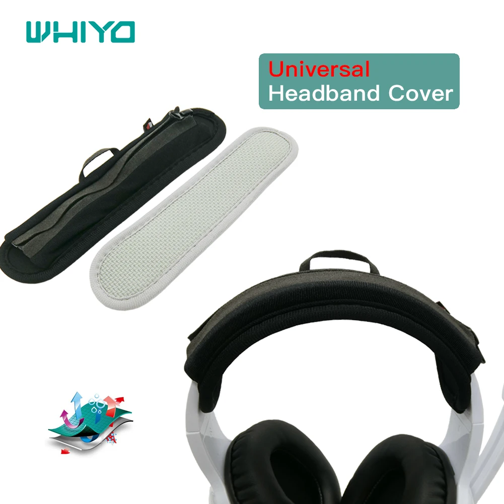 Whiyo 1 бр. универсални слушалки, броня, лента за глава, възглавници на цип, пълното затваряне на преносимото ръкав, защитна подплата, прическа