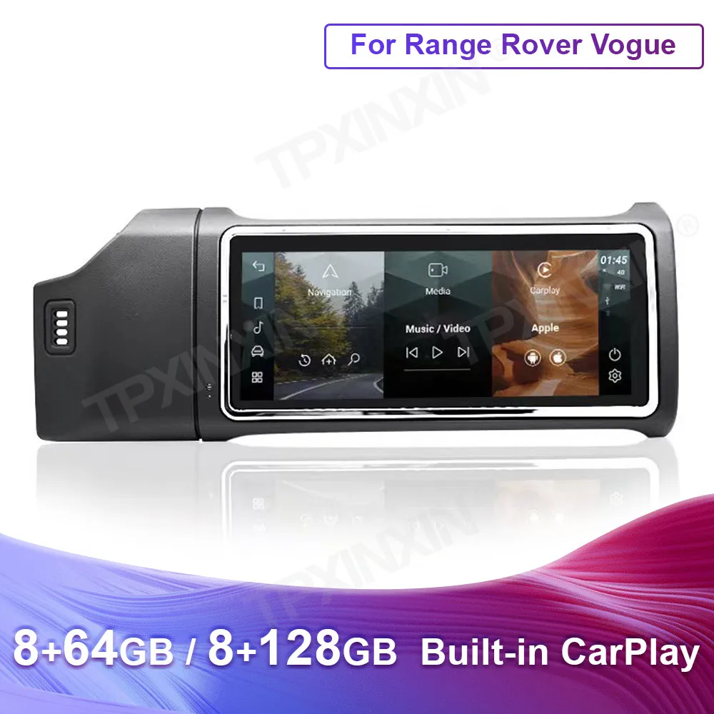 Мултимедиен Плеър 8-Ядрен Автомобилен Радиоприемник За Land Rover Range Rover Vogue L405 Android Авто Стерео GPS Навигация Главното устройство Carplay DSP