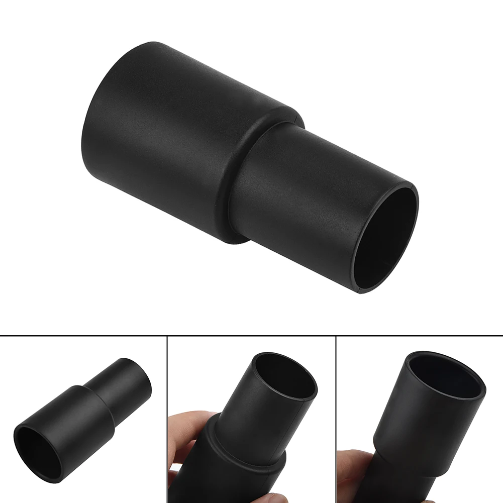 Пластмасов 75 мм адаптер, свързващ черно маркуч за прахосмукачка, части за конвертора, аксесоар за 32 мм до 35 мм
